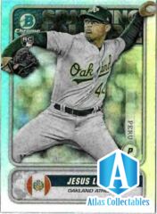 2020 Bowman Chrome Baseball Spanning the Globe #STG-JL Jesus Luzardo